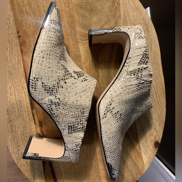 Enzo Snake Print Mules - Picture 4 of 8